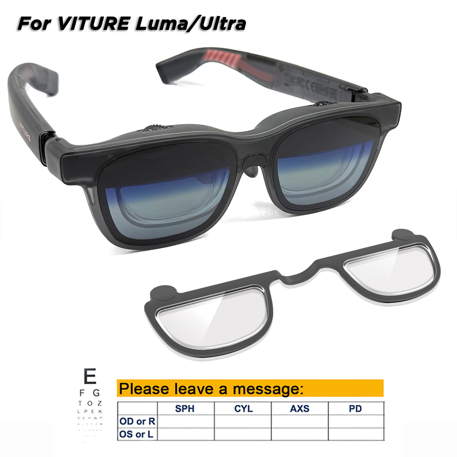 Smart Glasses Lens - For VITURE Luma / Ultra /