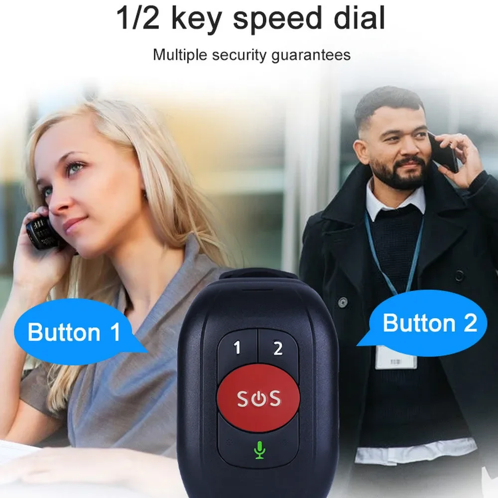 Elderly 4G LTE SOS Watch GPS T - Fall Detection Watch recension och pris