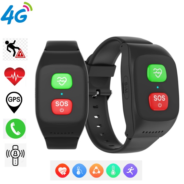 Fall Detection 4G Elderly Smar - Fall Detection Watch recension och pris