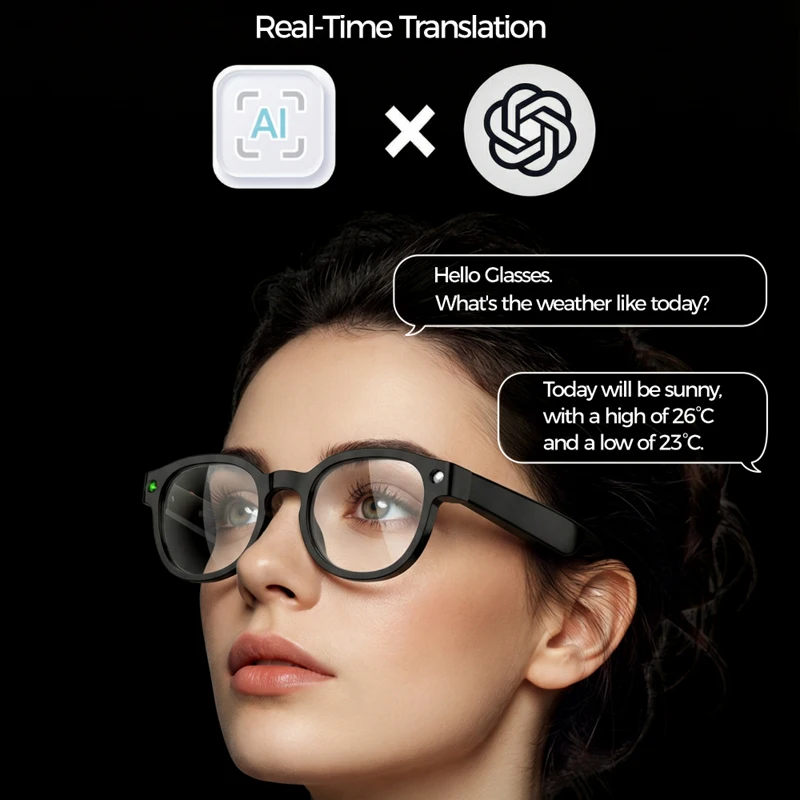 6K HD AI Camera Glasses 800MP  - Smart Glasses Lens recension och pris