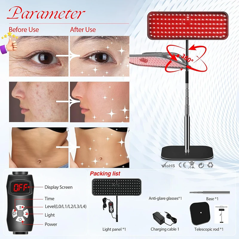 Near Infrared Light Panel 660n - Galvanic Skin Sensor recension och pris
